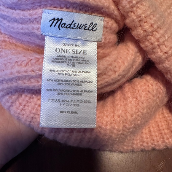 Madewell Beanie Alpaca-Blend Cuffed (New, With Tag) - Picture 8 of 8